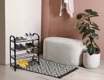 ПОЛКА ДЛЯ ОБУВИ ПОДСТАВКА КНИЖНЫЙ ШКАФ 4 УРОВНЯ ОРГАНИЗАТОР ДЛЯ ЗАЛА ДОМА