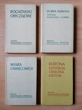 Biblioteka Klasyków Filozofii W.Witwicki 4 książki