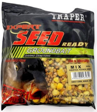 Traper Ziarno Zanętowe Gotowane 0,5kg MIX 1