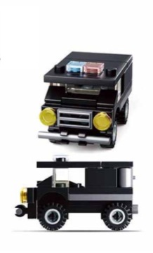 KLOCKI SLUBAN POLICJA POJAZD RADIOWÓZ POLICYJNY