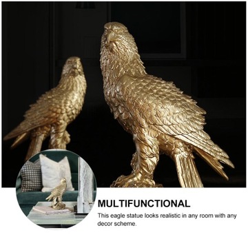 ОРНАМЕНТ СВЕТ РОСКОШНАЯ ДЕКОРАТИВНАЯ СКУЛЬПТУРА ОРЕЛ