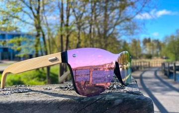 ДЕРЕВЯННЫЕ СОЛНЕЧНЫЕ ОЧКИ ДЛЯ ЗЕРКАЛЬНЫХ ОЧКОВ