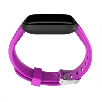 Умные часы-браслет с мониторингом сердечного ритма и кислорода в крови Фиолетовый