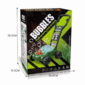 КОСИЛКА ДЛЯ МЫЛЬНЫХ ПУЗЫРЕЙ ДЛЯ ДЕТЕЙ СВЕТ, ЗВУК + ЖИДКОСТЬ + БАТАРЕИ