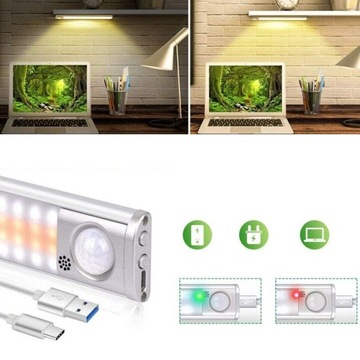 160LED МАГНИТНЫЙ БЛИЖНИЙ ФОНАРЬ С ДАТЧИКОМ ДВИЖЕНИЯ ЗАРЯДКА USB 3 РЕЖИМА