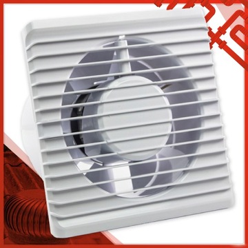 ДОМАШНИЙ НАСТЕННЫЙ ВАННЫЙ ВЕНТИЛЯТОР FI 100 С КОМПЛЕКТОМ ОБРАТНЫХ КЛАПАНОВ