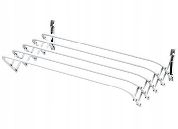 Suszarka na pranie, bieliznę Harmonijkowa ścienna CasaSi Towelflex 3 (60cm)