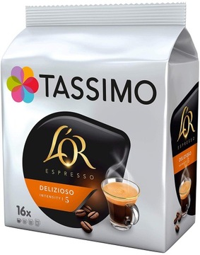 Kapsułki TASSIMO Jacobs LOR Espresso Delizioso 16