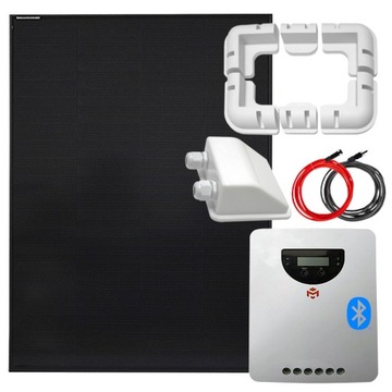 PANEL SŁONECZNY ZESTAW SOLARNY 200W REGULATOR MPPT