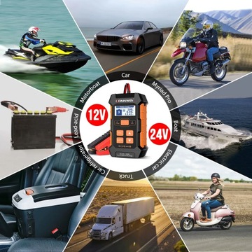 Konnwei KW520 Тестер автомобильного аккумулятора 12/24 В