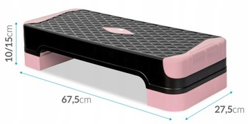 STEP для фитнес-аэробики, 2 шага, BALANCE TRAINER, модульный STEP