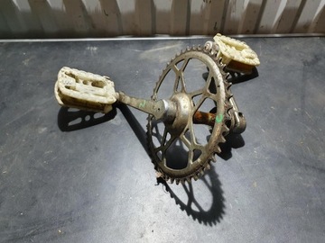 ВИНТАЖНЫЙ ВЕЛОСИПЕД ROMET FLAMING PRL, ЗВЕЗДОЧКА, ПЕДАЛИ