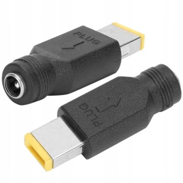 2 SZT. PRZEJŚCIÓWKA 5.5X2.1MM ŻEŃSKI DO 11X5.0MM MĘSKI DO LAPTOPA LENOVO