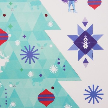 Рождественские наклейки на окна «Замороженные»