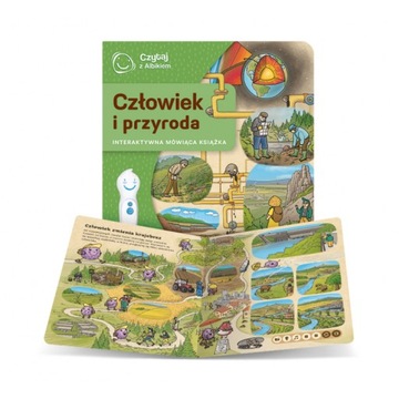 ALBI CZYTAJ Z ALBIKIEM CZŁOWIEK I PRZYRODA INTERAKTYWNA MÓWIĄCA KSIĄŻKA QC9