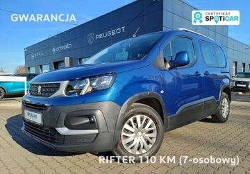 Peugeot Rifter Standard 1.2 PureTech 110KM 2019 Peugeot Rifter 224 Active 110 KM I wl. Serwis w ASO GWARANCJA 1.2
