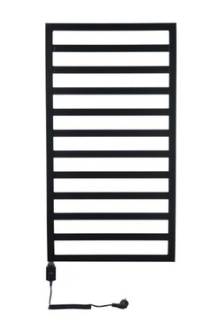 Grzejnik łazienkowy DEKORACYJNY elektryczny 600W FRAME CZARNY MAT