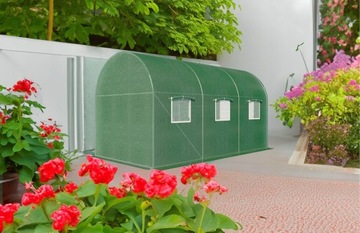 БОЛЬШАЯ ТЕПЛИЧНАЯ ТУННЕЛЬ из ФОЛЬГИ 200x200x300см УФ ФОЛЬГА 6м2 ТЕНТ