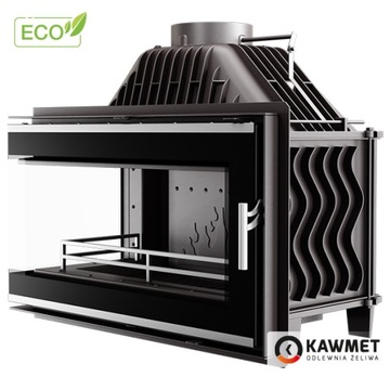 Угловая каминная топка KAWMET W16 LB (13,5 кВт)