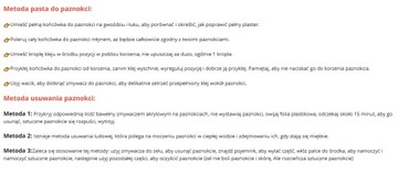 Patch do paznokci 24 sztuk różowy i biały Gradient