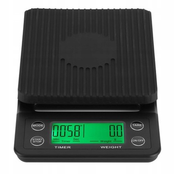 ELEKTRONICZNA WAGA ZE STOPEREM DO KAWY 0,1g