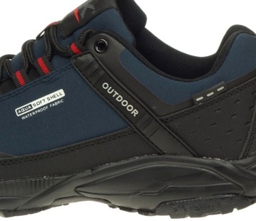 Мужские треккинговые туфли DK PREDATOR SoftShell OUTDOOR темно-синие/красные 49