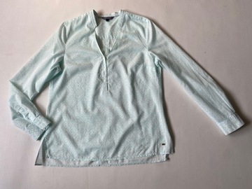 Tommy Hilfiger luźna BLUZKA koszulowa damska stójka roz.36