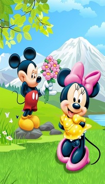 Fototapeta Myszka Minnie Miki Mickey na wymiar