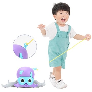 Убежавший игрушечный улов Я догоню тебя осьминог