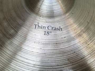 PAISTE SOUND FORMULA THIN CRASH DRUM PLATE 18