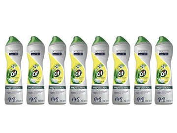 CIF CREAM Lemon Mleczko do czyszczenia 8x 750ml