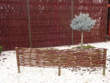 ЗАБОР ПЛЕТЕНЫЙ ЧАЛИСАД КРОМОЧНЫЙ 100х20