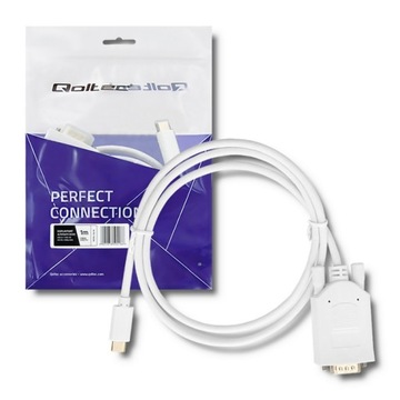 Адаптер USB-кабеля длиной 1 м USB-C типа C / VGA HD Qoltec