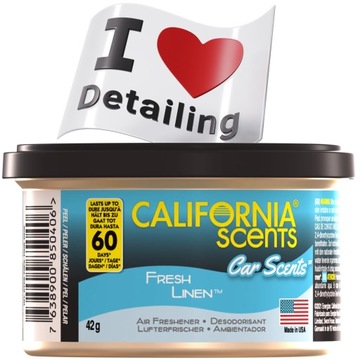 CALIFORNIA CAR SCENTS -zapach- FRESH LINEN