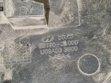 HYUNDAI IX35 KRYT BLATNÍKU PRAVÁ TROJŮHELNÍK 86190-2S000