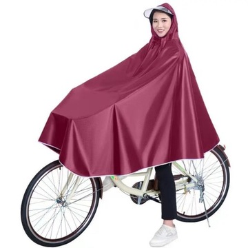 Bicycle raincoat single poncho 3XL shared bicycle men and women thickened