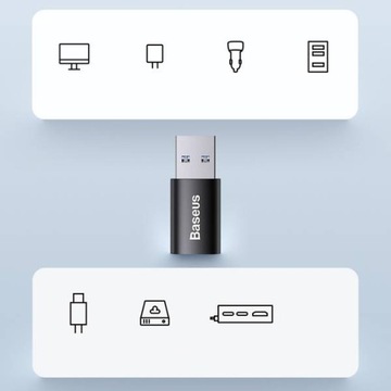 Адаптер Baseus USB-C OTG 3.1