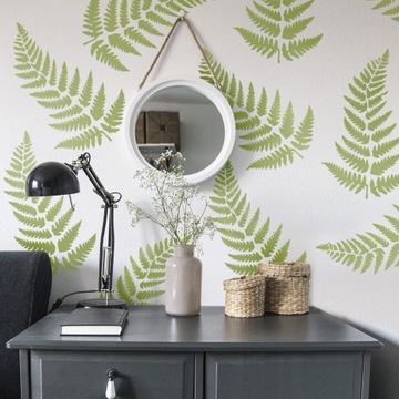 МНОГОРАЗОВОЙ ШАБЛОН ДЛЯ РАСКРАСКИ ЛИСТ ПАПОРОТНИКА 4|24x40