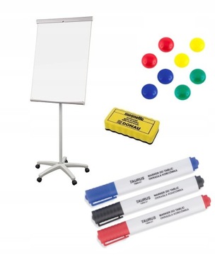 FLIPCHART MAGNETYCZNY MOBILNY 70x100 + GRATISY
