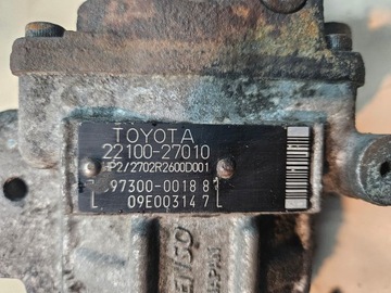TOYOTA AVENSIS T22 00-02 COROLLA E12 RAV 4 D4D ČERPADLO VSTŘIKOVAČE 2210-27010