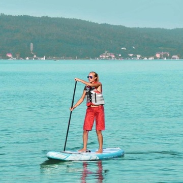 Надувной комплект SUP BOARD с доской SPINER веслом LET'S PADDLE 340 см
