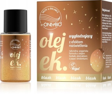 Hair In Balance By ONLYBIO Olejek wygładzający z efektem rozświetlenia20ml