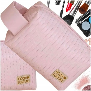 Kuferek Do torebki Kosmetyczka Damska Duża Organizer elegancka ekoskóra
