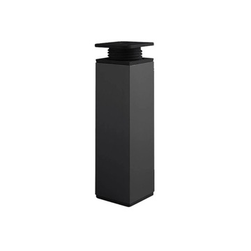 CZARNA NOGA, NÓŻKA MEBLOWA DAKP 100 mm aluminium