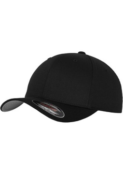 CZAPKA Z DASZKIEM FLEXFIT BASEBALLÓWKA CZARNA XS/S