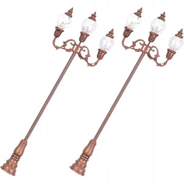 2pcs Micro Landscape Courtyard Lamp Miniature