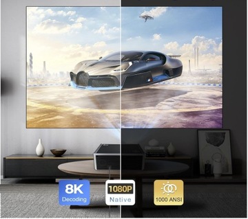 Проектор Проектор 30000 лм WiFi Android Google TV FULLHD 4K Vizio Tech X7A