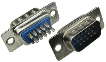 Wtyk D-SUB 15 3 rzędowy DB15 VGA na kabel /2674