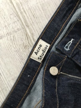 ACNE STUDIOS spodnie rurki jeans 26/32 nowe 36