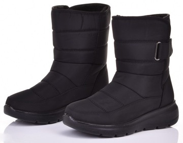 КЛАССИЧЕСКИЕ ЗИМНИЕ ЖЕНСКИЕ БОТИНКИ С УТЕПЛИТЕЛЕМ НА ВЕЛКРО С МЕХОМ